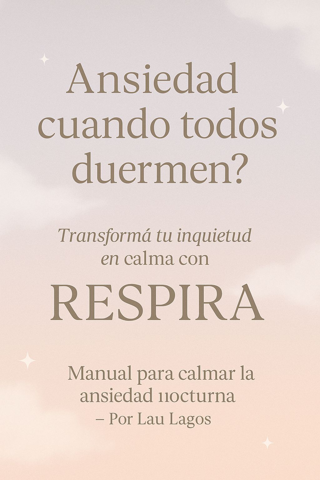 Respira: Como calmar la ansiedad nocturna